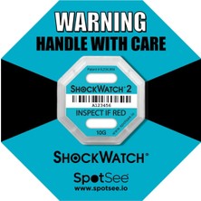Shockwatch Etiketi 10G/ Düşme Indikatörü 10G