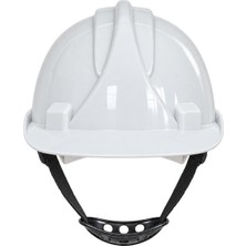 Essafe Çene Bağlı Vidalı Beyaz Baret