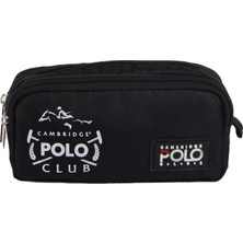 Cambridge Polo Club Çift Bölme Kalemlik, Urban, Siyah, Üniseks Yetişkin