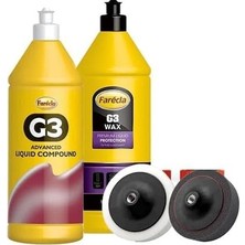 Farecla Hediyeli G3 Pasta 1 Litre + G3 Wax Cila 1 Litre + 1 Adet Sünger Hediye (Açıklamaya Bknz.)