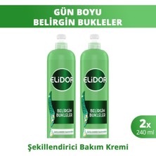 Elidor 7/24 Şekillendirici Saç Bakım Kremi, Belirgin Bukleler, 240 ml X2