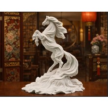 2026 At Yılı Çin Burcu Heykeli - Dekoratif Masaüstü Figür / Şans & Feng Shui Hediyesi - Year Of The Horse 2026 Chinese Zodiac Sculpture