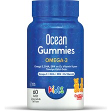 Orzax Ocean Gummies Omega 3 Kids - 60 Adet Çiğnenebilir Jel Form