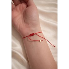 Femenino Red String Kırmızı Ip Yıldızlı Bileklik