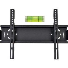 Kutsan Tüm Markalara Uygun 37" - 55" Inç 94 - 140 Ekran Televizyon LCD LED Monitör Plazma Tv Sabit Duvar Askı Aparatı+Su Terazili