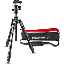 MKBFRTA4BK-BH Befree Gelişmiş Seyahat Tripodu, Canon Için Bilyalı Kilit, Nikon, Sony, Dslr, Csc, Aynasız, Tripod Torbasıyla 8 Kg'a Kadar, Hafif Alüminyum, Siyah