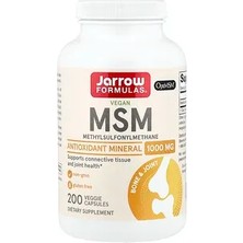 Jarrow Formulas Vegan Msm, 1.000 Mg, 200 Bitkisel Kapsül