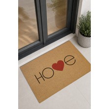 Reflexa Kapı Önü Halı Paspas "home" Yazılı Kalpli 60 x 40