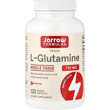 Jarrow Formulas Vegan L-Glutamin, 750 Mg, 120 Bitkisel Kapsül