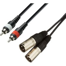 Yka 2 Rca Erkek-2 Xlr Erkek Kablo 2 Metre