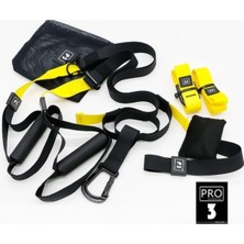 X-Tr Pro 3 Suspension Trainer Asılma Egzersiz Seti Antrenman Güç Bandı Sarı, TCS0210921-1