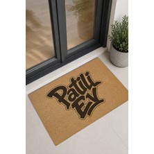 Reflexa Kapı Önü Halı Paspas "patili Ev" Yazılı 60 x 40