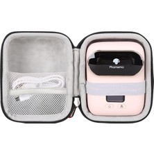 Phomemo M110, M110S, M02, M02S Için Sert Eva Saklama Kutusu - Taşınabilir Mini Bluetooth Termal Etiket Yazıcısı