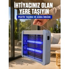 GRAYLINE 12W Elektrikli Sinek Öldürücü Çift Uv Işıklı Asılabilir Böcek Öldürücü Lamba