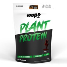 Plant Protein, B1-B6-B12, Çinko, Yüksek Lif, Kakao, Çikolata, Bitkisel Protein, 600 gr 20 Servis