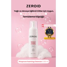 Akneye Eğilimli Ciltler İçin Yağ-Nem Dengesi Sunan Temizleme Köpüğü ZEROID Pimprove Foaming Cleanser