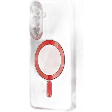 Raftan Topla Samsung Galaxy A27 5g Kross Magneticsafe Kapak - Kırmızı