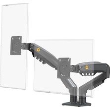 North Bayou Nb Ergonomic 17-32 Inch Çift Kol 2-9 kg Kapasiteli Yeni Nesil Profosyonel Monitör Standı