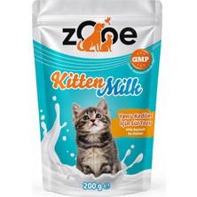 Zooe Kitten Milk Yavru Kedi Süt Tozu 200 G - Kitten Milk Kedi Sütü - Anne Sütü Takviyesi - Taurin Vitamin Mineral Içeren Yavru Kedi Maması - Replacer For Kittens | Anne Sütü