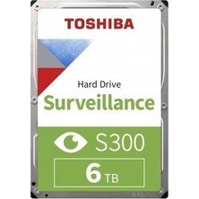 Toshiba Toshıba S300 5400RPM Sata3 256MB (HDWT860UZSVA) 3.5" 7/24 6tb Harddisk