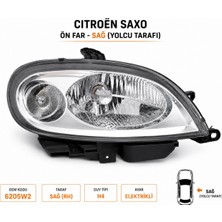 AR Otomarket Citroen Saxo 2 Kasa (2000 - 2006) Sağ Ön Far 6205W2