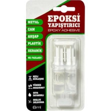 Hızlı Kuruyan Epoksi Yapıştırıcı 6 ml Güçlü Genel Amaçlı Yapışma Metal Plastik Seramik Cam Kullanım