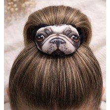 Femenino Yumuşak Puf Köpek Figürlü Lastik Toka