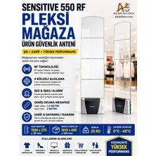 Perkotek Als - Sensıtıve 550 Rf Pleksi Mağaza Ürün Güvenlik Anteni – 4 Bölgeli, 2 Metreye Kadar Algılama