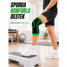 Alfa Brand Diz Destekleyici Örme Dizlik Esnek Nefes Alabilen Spor Fitness Yürüyüş Dizliği