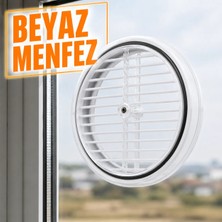 Cina Max Doğalgaz Menfezi Beyaz | Kalorifer ve Kombi Havalandırma Menfezi | Plastik Havalandırma Izgarası