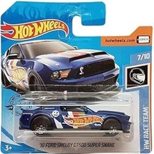 Hot Wheels - 10 Ford Shelby GT500 Super Snake - Hw Yarış Takımı 7/10 - FYC74 - Kısa Kart - Mattel 20