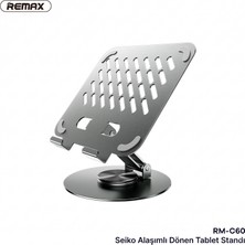 Remax RM-C60 Precision Alloy 360° Döner Metal Masaüstü Tablet ve Telefon Tutucu Stand