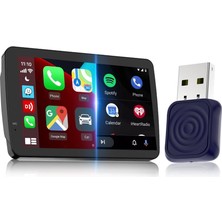 Carplay/android Otomatik USB Mini Ultra Kablosuz Adaptörü Carplay Için Fabrika Kablolu ve Android Otomatik Oem Kablolu Tak & Play Kablosuz Carplay/android Otomatik Dongle
