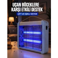 GRAYLINE Çift Uv Işıklı Elektrikli Sinek Öldürücü 12W Asılabilir Uçan Böcek Lambası