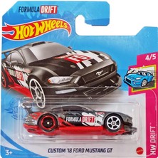 Hot Wheels Custom '18 Ford Mustang Gt Hw Drift 4/5 (127/250) 2021 Short Card