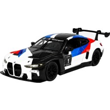 Oyuncak Bmww-M4 Gt3 Model Die Cast Model Araba Kutulu Metal Gövde Gerçekçi Görünüm Koleksiyon Ürünü 1:24 Ölçek