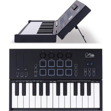 Fc-25 Katlanabilir Midi Klavye Denetleyicisi, 25 Tuşlu USB Mıdı Klavye, 8 Rgb Davul Pedi, Bluetooth Mıdı, Cubase Le Yazılımı, Şarj Edilebilir Pil, Stüdyo Için Kompakt