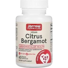 Jarrow Formulas Vegan Narenciye Bergamot, 60 Sebze Kapsülü (Kapsül Başına 500 Mg)
