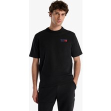 New Balance Lifestyle Erkek Siyah T-Shirt.1