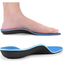Hafızalı Visko Ortopedik Tabanlık, Memory Foam Teknoloji, Iç Ayakkabı Tabanı, Topuk Dikeni, Rahat, Koşu Tabanlığı, Konfor, Darbe Emici,1 Çift (Mavi, 36-42)