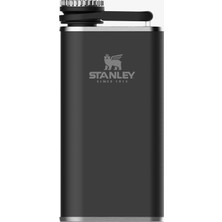 Stanley The Easy-Fill Wide Mouth Flask 0.23L / 8oz Hammertone Black Unisex Siyah TERMOS.0071