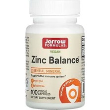 Jarrow Formulas Vegan Çinko Dengesi, 100 Bitkisel Kapsül