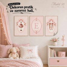 Akıllı Kağıt Statik Tutunma Özellikli Tablo - Poster Çocuk Odası (Model-53)