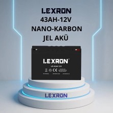 Lexron 43AH-12V Nano-Karbon Jel Akü