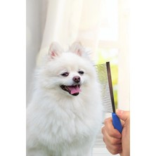 Kedi Köpek Tüy Açma Tarağı Kıtık Açıcı Bakım Tarağı Metal
