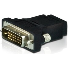 Beek Ba-Dvı-Hdmı-1 Dvı-D Erkek To HDMI Dişi Adaptör Çevirici HDMI 1.4 Siyah 24+1