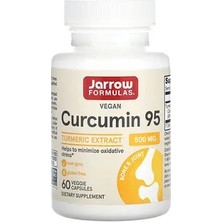 Jarrow Formulas Curcumin 95, Zerdeçal Özü, 500 Mg, 60 Bitkisel Kapsül