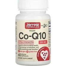 Jarrow Formulas CO-Q10, 200 Mg, 60 Bitkisel Kapsül