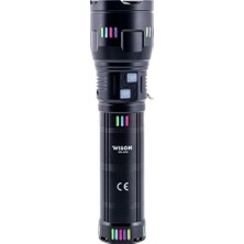 Magicool Wison WS-1150 Uzun Menzilli 60 Watt 5500 Lümen Profesyonel Güçlü El Feneri
