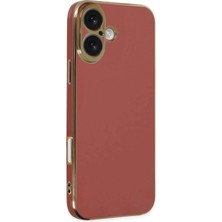 Gelalsat Newface Iphone 16 Kılıf Volet Silikon - Kırmızı